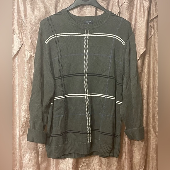 Dockers Windowpane Oversized Sweater Unisex - Picture 7 of 7